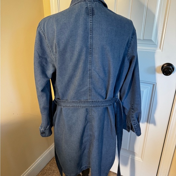 GAP Dark Blue Denim Jacket Dress - Picture 4 of 7